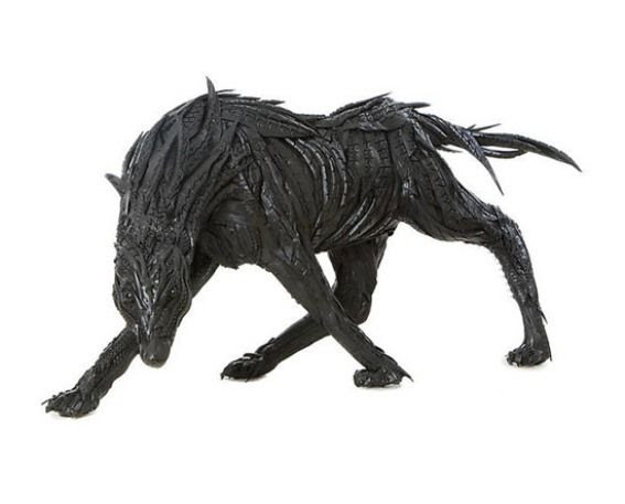 EPIC recycled tire art from Ji Yong Ho!!!