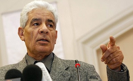 Playing his part: Foreign Office sources said Kusa was meeting opposition leaders to 'offer insights into the situation' in Libya