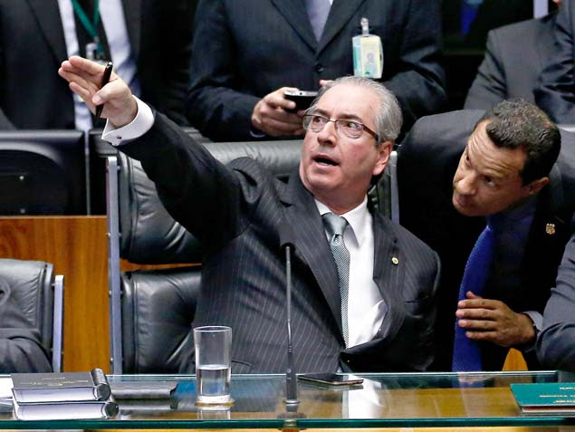 "GALERIA CAMARA" - Sessão de votação do impeachment da presidente Dilma Rousseff na câmara dos deputados. O presidente da câmara dep. Eduardo Cunha (PMDB-RJ) preside a sessão
