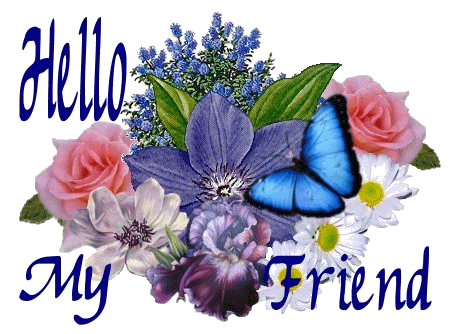 hello friends flowers quotes