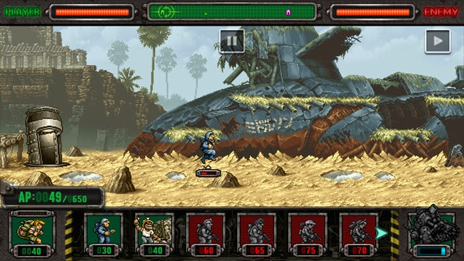 ドット絵の芸術品メタルスラッグが独特のテイストそのままにデフェンスゲームになった Metal Slug Defense 面白いアプリ Iphone最新情報ならmeeti ミートアイ