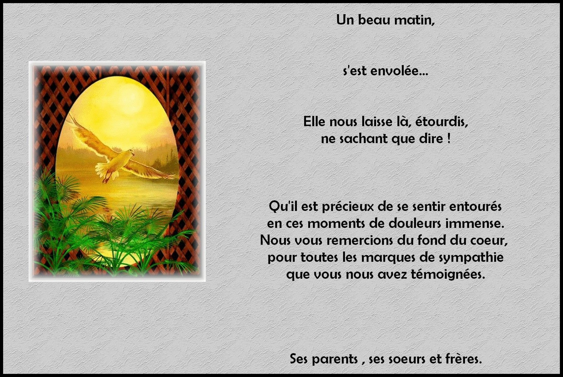 Mot De Remerciement Anniversaire