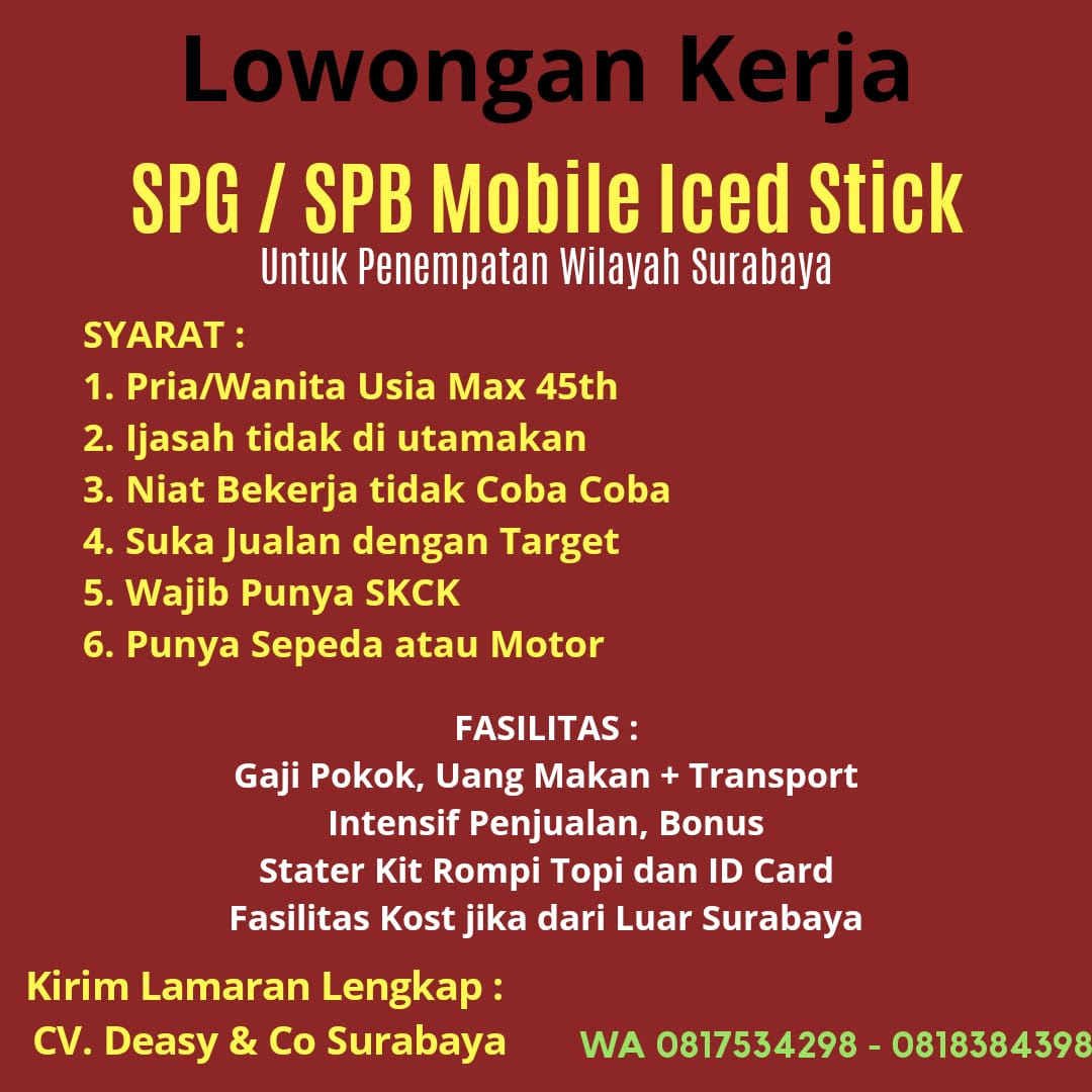 Loker Area Surabaya - LokerCumaCuma