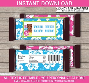 Custom Candy Bar Template Free