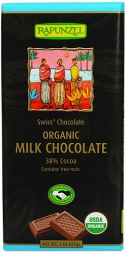 Rapunzel Organic Milk Chocolate 38% Cocoa, 3-Ounce Bars (Pack of 12)