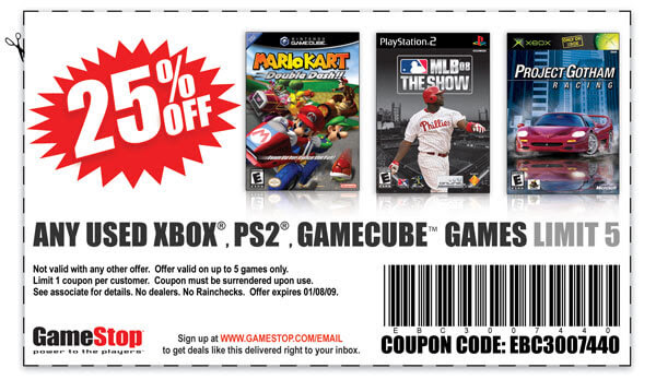 Gamestop coupon code