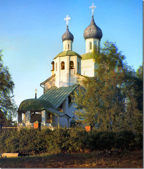 Borodino's church. Views of the Napoleonic campaign area, Russian Empire Borodino's church. Views of the Napoleonic campaign area, Russian Empire