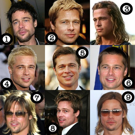 brad pitt troy hair. rad hair poll