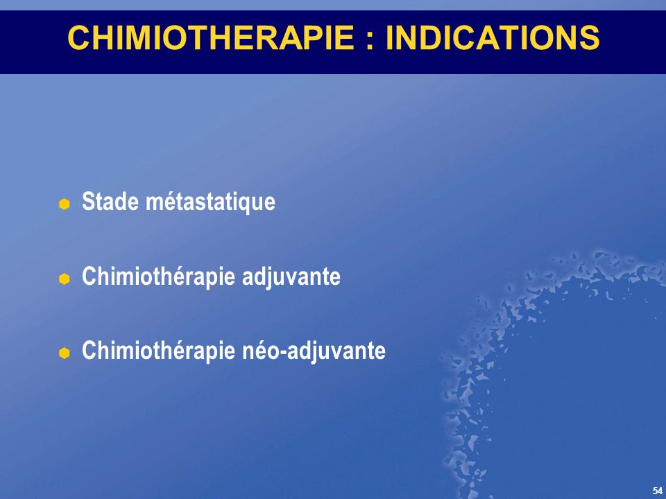 most cancers du sang chimiothérapie