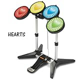 Rock Band Drum Skins, Fits Xbox 360 / PS3 / PS2 / WII Rockband Drums - Hearts