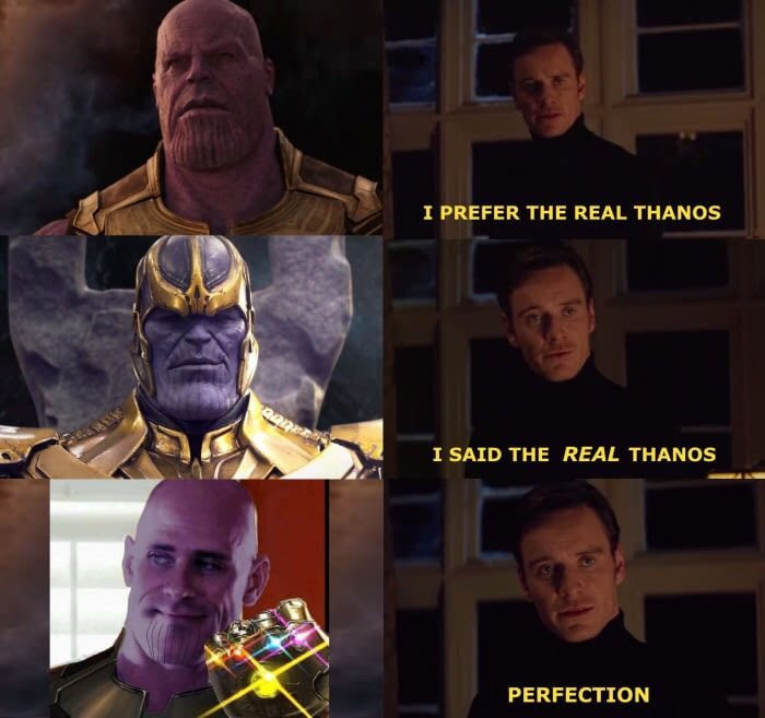 Herebow down to the real Thanos!!!!! - Meme by 