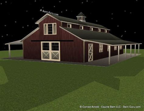 stall horse barn plans