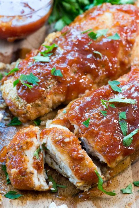 easy oven baked bbq chicken crazy crust