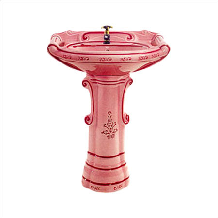 Burgundy Color Ceramic Wash Basin in Morbi, Gujarat, India ...