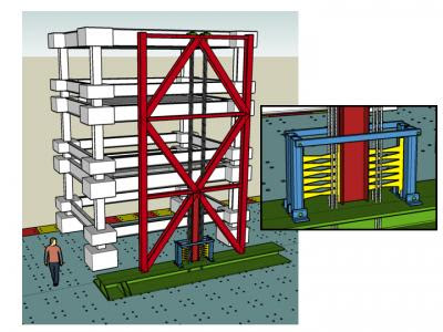 A new earthquake-resistant structural system for buildings, 