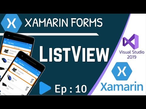 ListView in Xamarin Forms | ListView Databind in MVVM - Ep:10