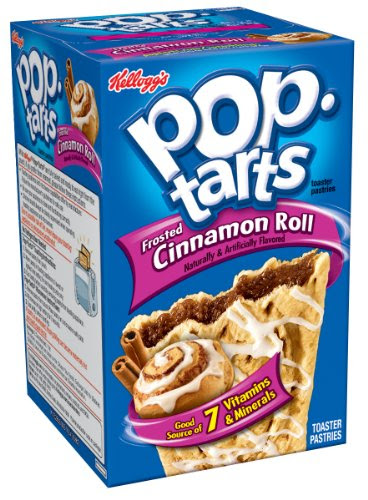 Pop-Tarts, (Semi-Frosted) Cinnamon Roll, 8-Count Tarts (Pack of 12)