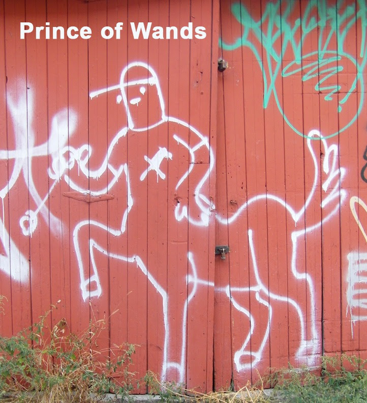 Prince of Wands - Toronto Graffiti Tarot