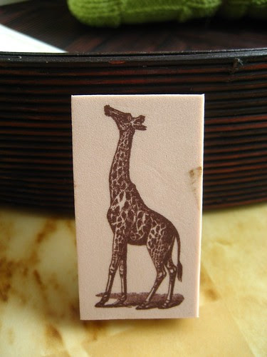 Giraffe stamp
