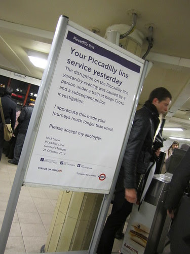 Piccadilly Line apology