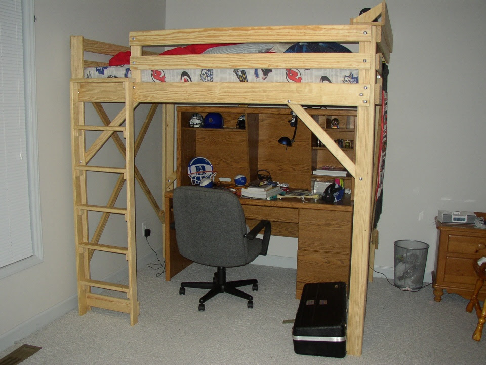 Full Size Loft Bed Plans