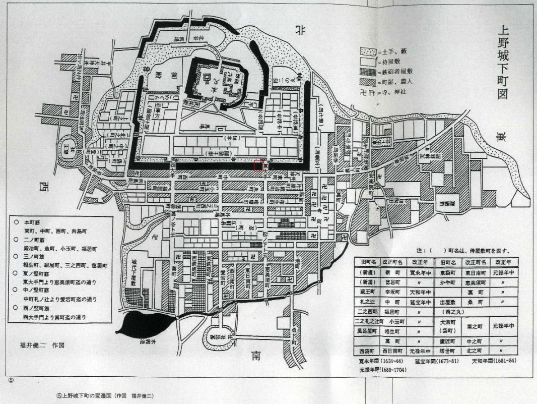 伊賀上野城下町の古地図など 伊賀上野が元気になればいいなあ