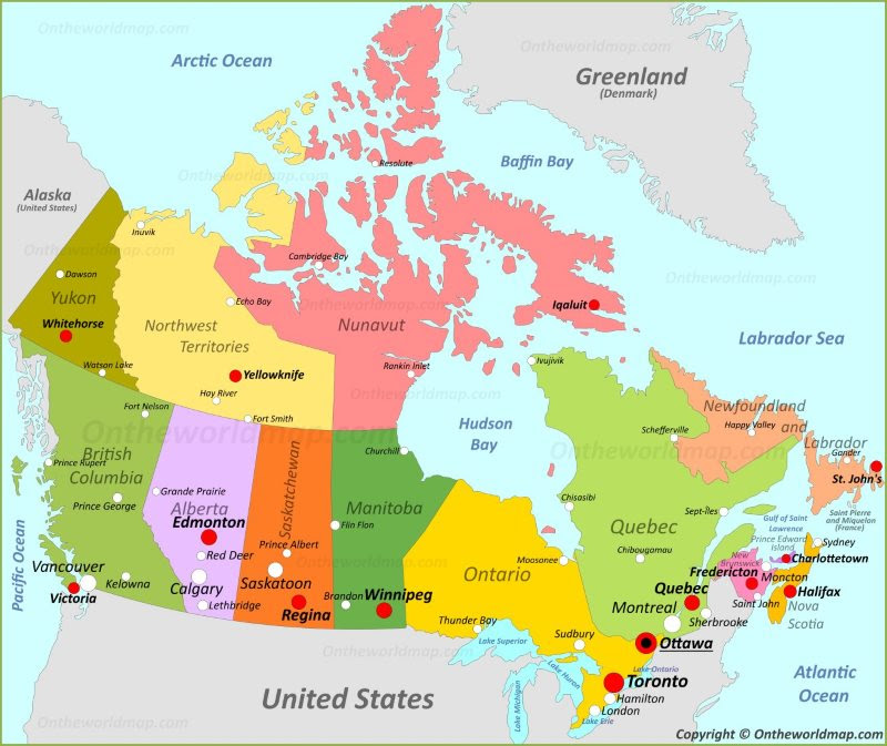 Full Map Of Canada Canada Maps | Maps of Canada