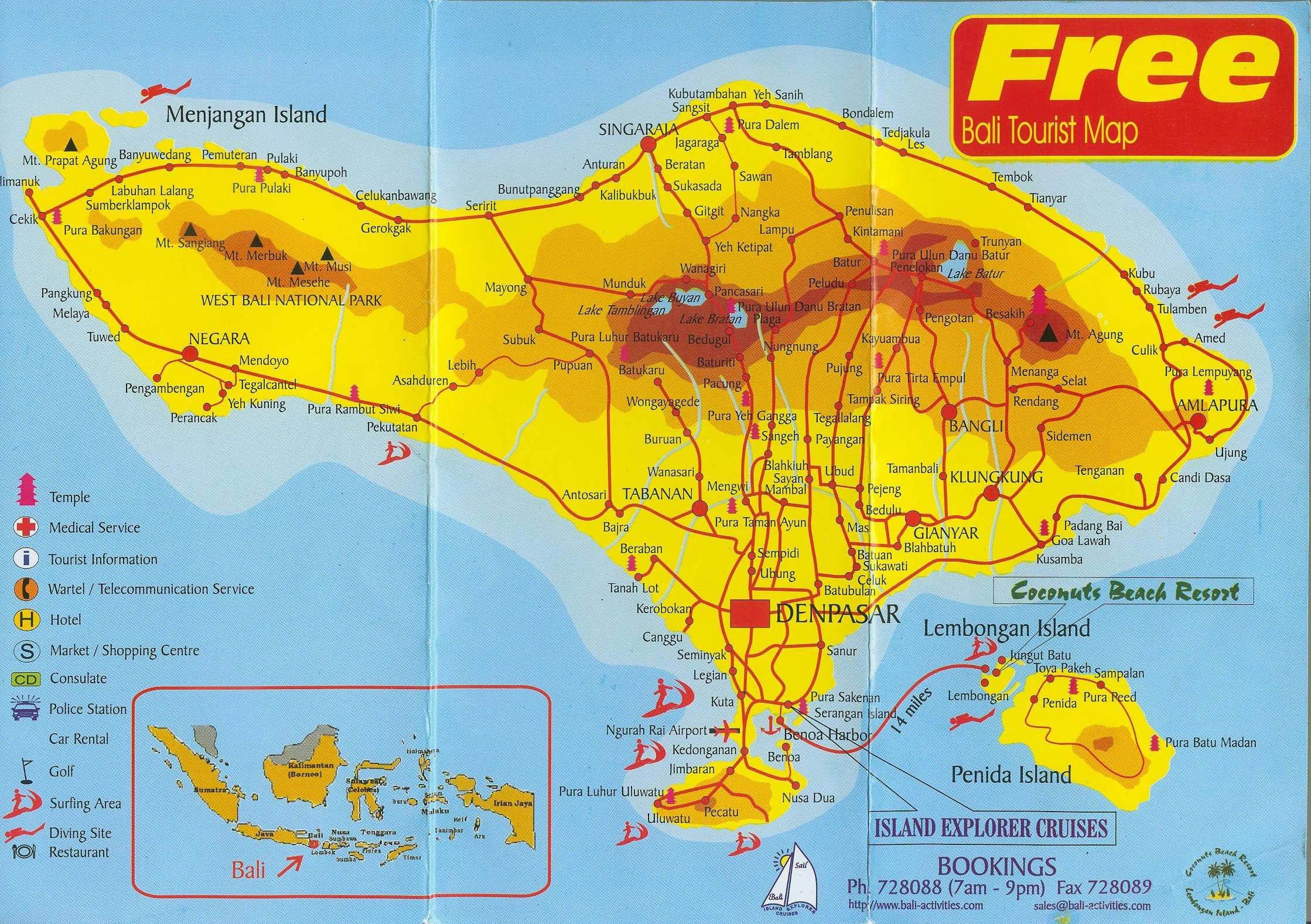 Large Bali Maps for Free Download and Print High Large Bali Maps for Free Download and Print High