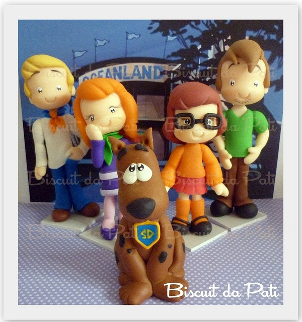Scooby by Biscuit da Pati, via Flickr | Cakes "Toppers" | Pinterest