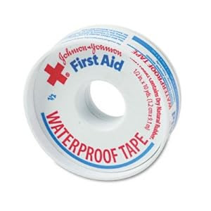 First Aid Waterproof Tape - 1/2 x 10 Yards, White(sold in packs of 3)