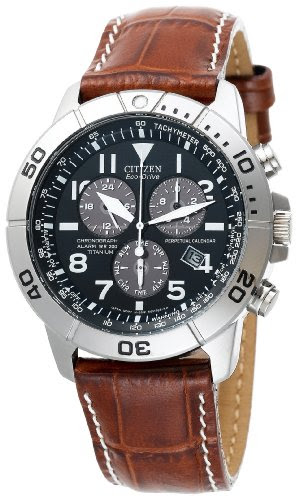 Citizen Men's BL5250-02L Eco-Drive Perpetual Calendar Chronograph Watch