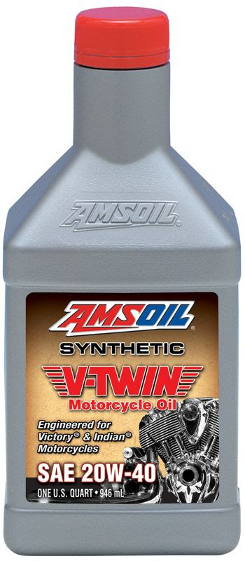 AMSOIL 20W-40 Synthetic V-Twin Motorcycle Oil MVI - The ...