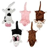 More Grriggles Farm Friend Unstuffies Dog Toy SM Rabbit