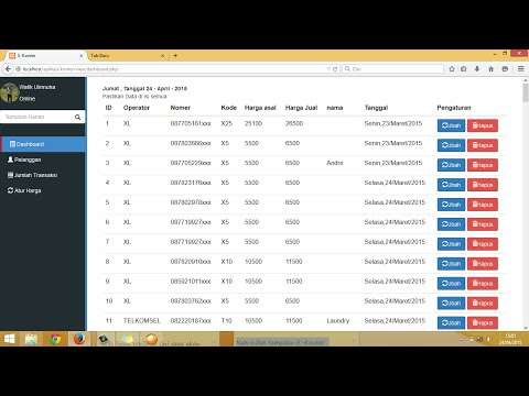 Video Download Aplikasi Penjualan Pulsa Berbasis Web