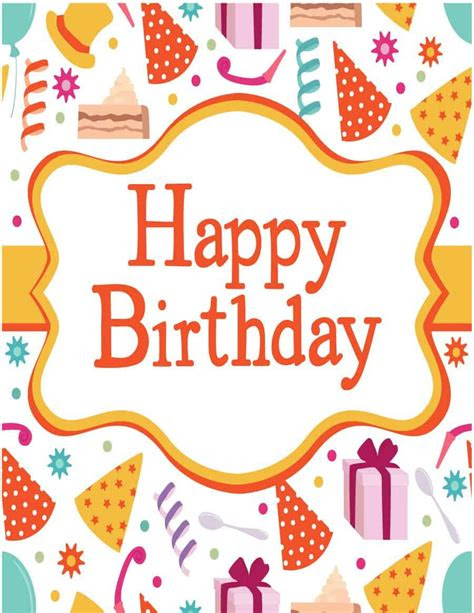 Show your friends and loved ones you care. 21 free 41 free birthday card templates word excel formats