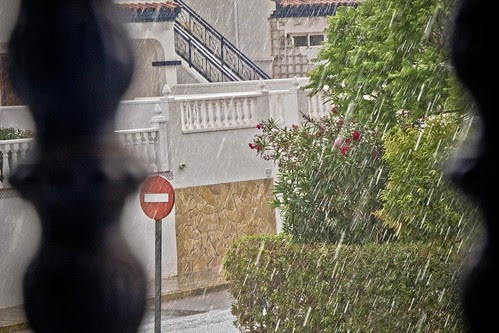 Lluvia en Alicante