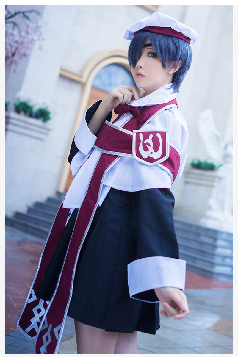 黒執事 風 シエル ファントムハイヴ 風 聖歌服 Ciel Phantomhive 風 コスプレ衣装イベント コスチューム 変装 アニメscm009 コスプレ衣装専門店 桜の恋 アニメコスプレ衣装 通販