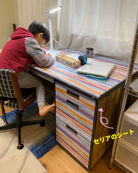 30年前の学習机を簡単リメイクしたよ 生地屋ぬのとくらしと