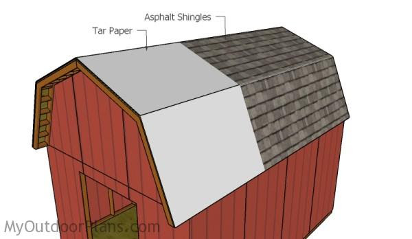12x16 Gambrel Shed Roof Plans MyOutdoorPlans Free 