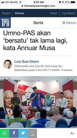 Image result for Gambar Pas dan umno bekerjasama