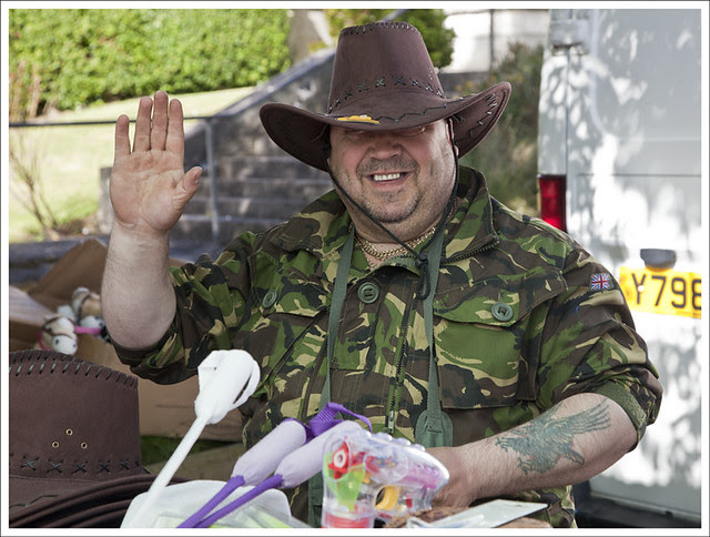 Vendor at Lammas Fair, Ballycastle 1