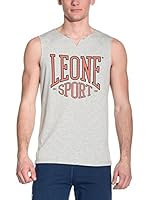 LEONE 1947 Camiseta Tirantes LSM509/FW14 (Gris Jaspeado)