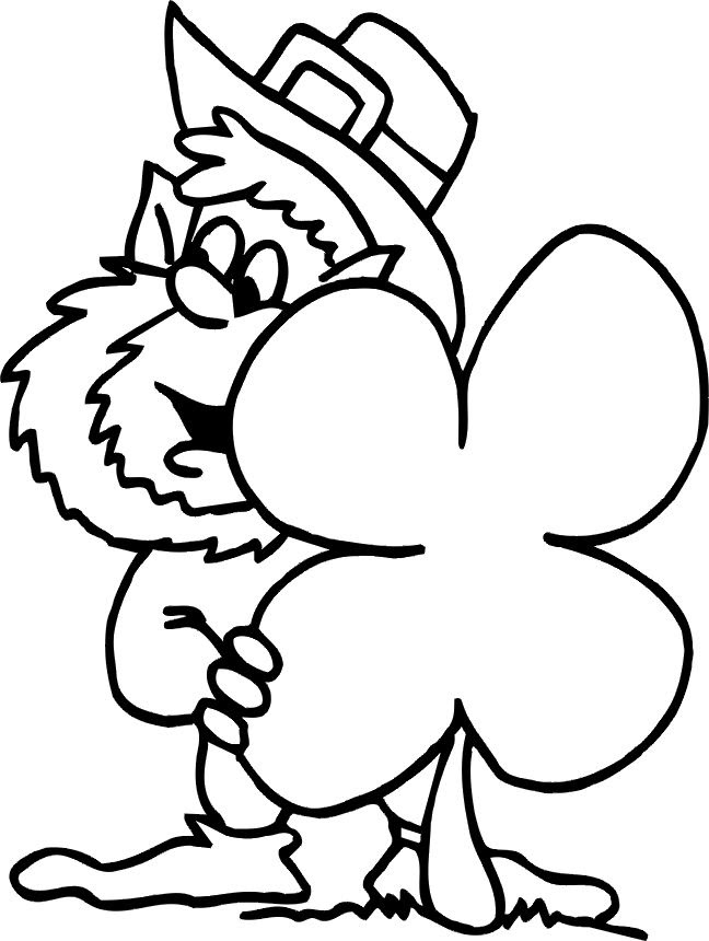 Traceable Four Leaf Clover - ClipArt Best