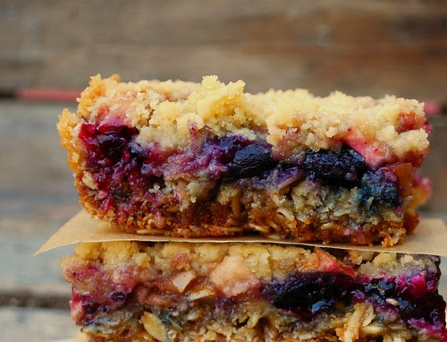 Apple Blueberry Crumb Bars ECU