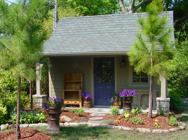 Decorative Shed - Traditional - Garage And Shed - other metro - by ...