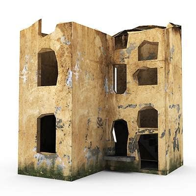 model ruined building  buy