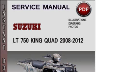Download PDF Online suzuki lt 750 king quad 2008 2012 factory service repair manual download pdf Free eBook Reader App PDF
