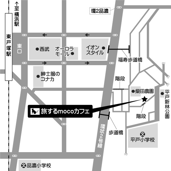 名刺 チラシ等に使用する地図作成 簡易地図 ホームページ制作のジェバアーツ