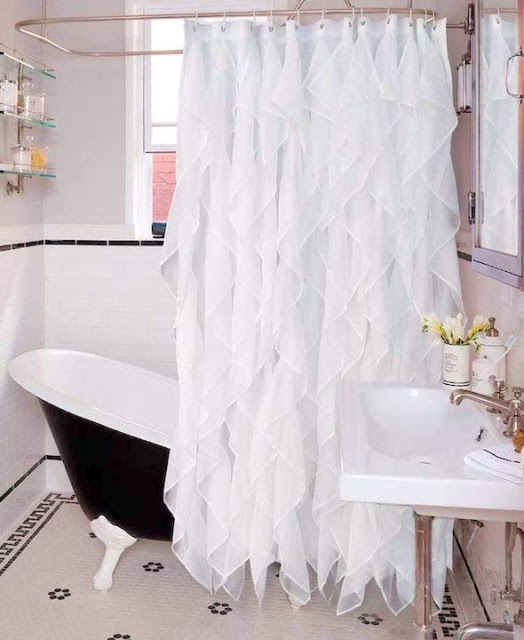 vintage shower curtains amazon