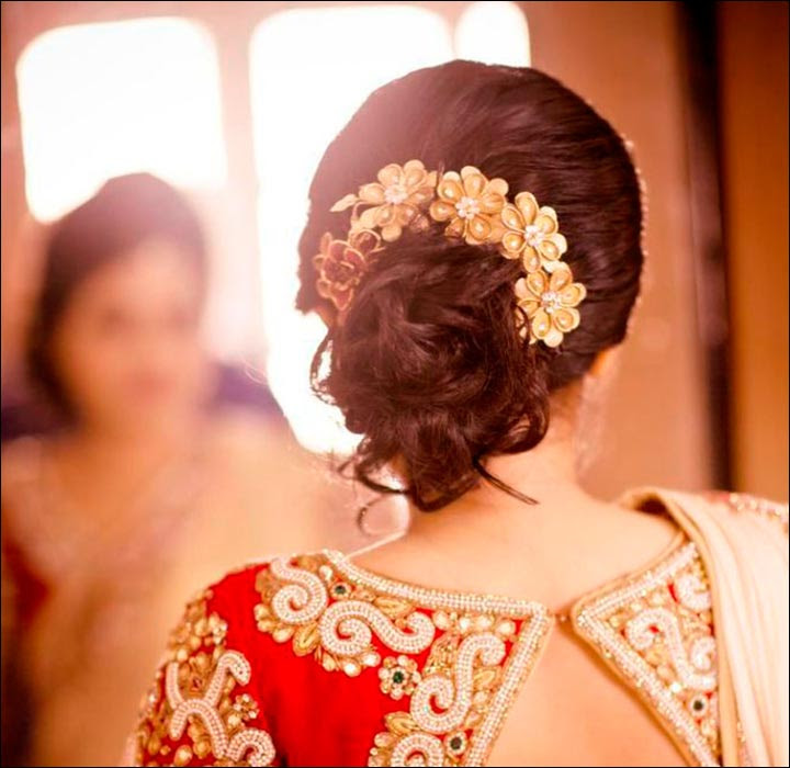 Hindu Bridal Hairstyles: 14 Safe Hairdos For The Modern 